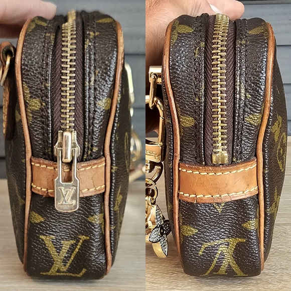 Authentic LOUIS VUITTON Monogram Pochette Marly Bandouliere Crossbody - Picture 4 of 11